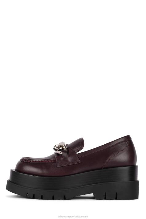 vrouwen Jeffrey Campbell reces-mv aubergine V2LZ1249 platform pomp