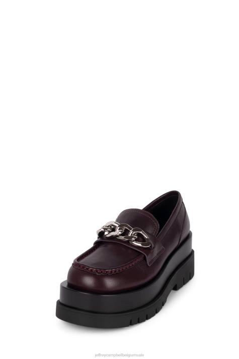 vrouwen Jeffrey Campbell reces-mv aubergine V2LZ1249 platform pomp