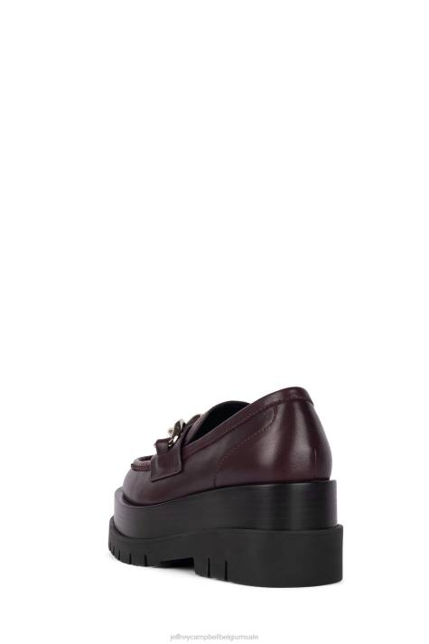 vrouwen Jeffrey Campbell reces-mv aubergine V2LZ1249 platform pomp