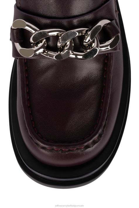 vrouwen Jeffrey Campbell reces-mv aubergine V2LZ1249 platform pomp