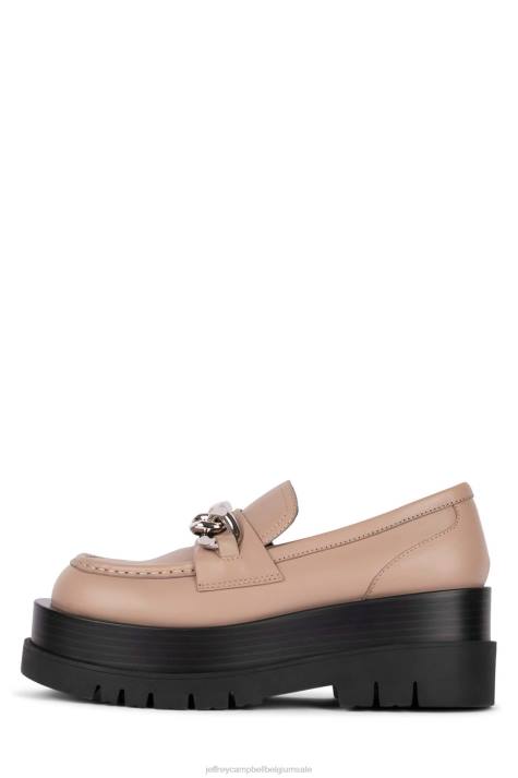 vrouwen Jeffrey Campbell reces-mv stoffig natuurlijk V2LZ1248 platform pomp