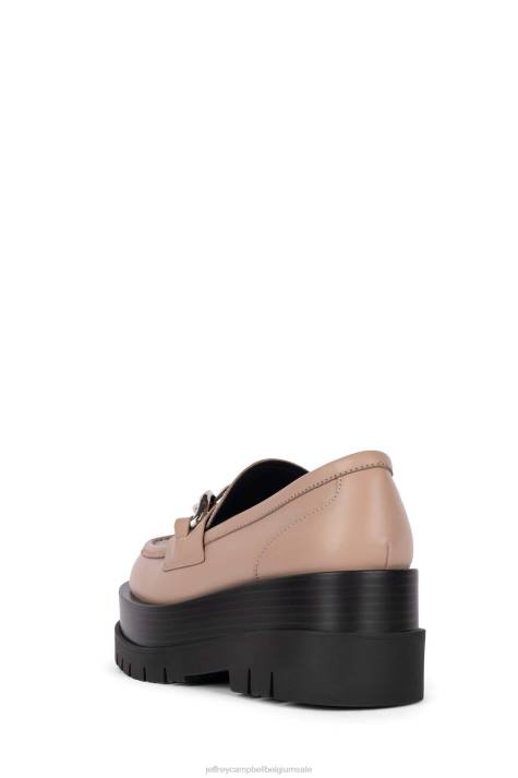 vrouwen Jeffrey Campbell reces-mv stoffig natuurlijk V2LZ1248 platform pomp