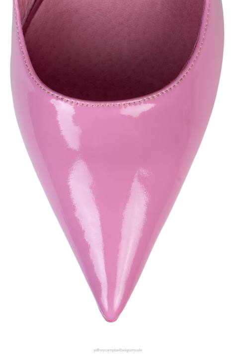 vrouwen Jeffrey Campbell spionage fuchsia patent V2LZ1310 platform pomp