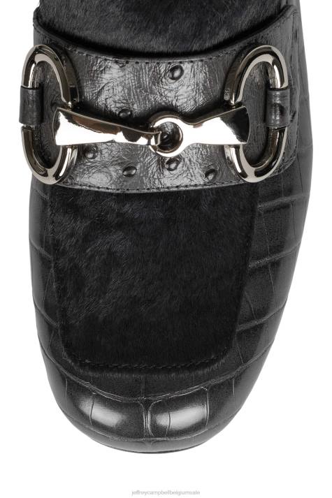 vrouwen Jeffrey Campbell student-2f grijze multi V2LZ1272 platform pomp