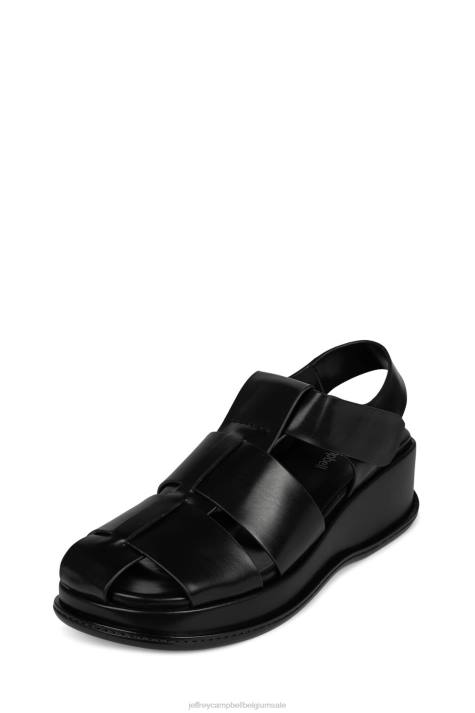vrouwen Jeffrey Campbell arminus-hoi zwart V2LZ1091 platform sandaal