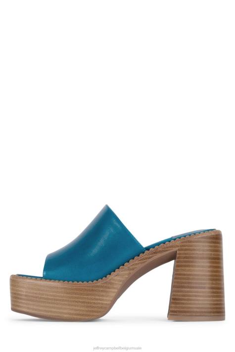 vrouwen Jeffrey Campbell concert blauwe natuurlijke Poolse stapel V2LZ1211 platform sandaal