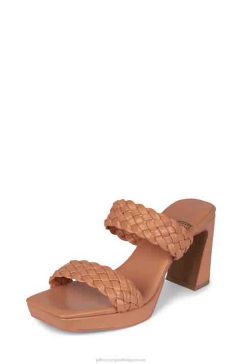 vrouwen Jeffrey Campbell delicatesse perzik V2LZ1110 platform sandaal