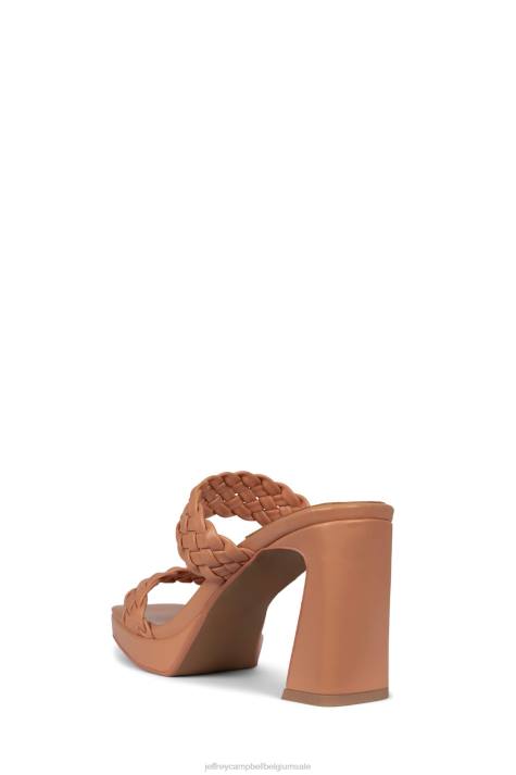 vrouwen Jeffrey Campbell delicatesse perzik V2LZ1110 platform sandaal