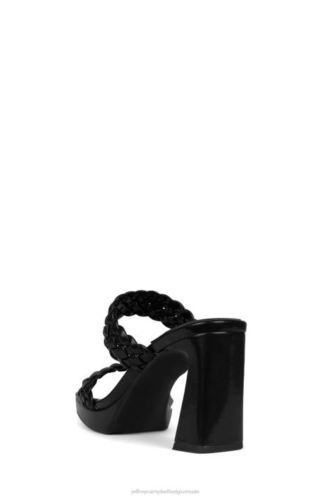 vrouwen Jeffrey Campbell delicatesse zwart V2LZ1115 platform sandaal