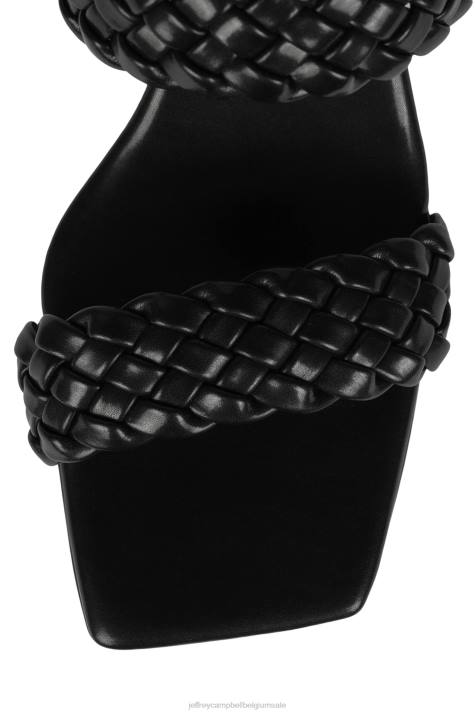 vrouwen Jeffrey Campbell delicatesse zwart V2LZ1115 platform sandaal