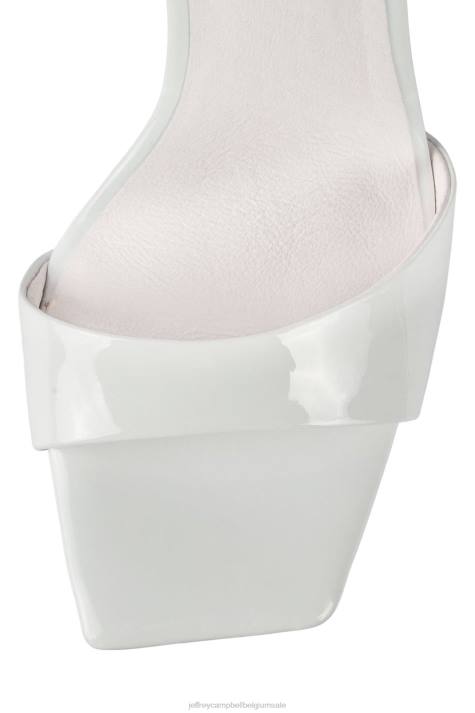 vrouwen Jeffrey Campbell dia's wit pat pastel multi V2LZ1160 platform sandaal