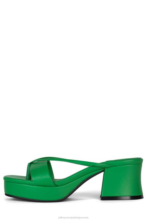 vrouwen Jeffrey Campbell dierlijk Fel groen V2LZ996 platform sandaal