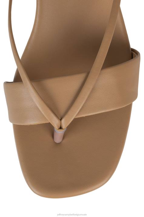 vrouwen Jeffrey Campbell dierlijk beige V2LZ995 platform sandaal