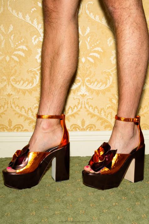 vrouwen Jeffrey Campbell fataal blauwe metallic combinatie V2LZ1205 platform sandaal