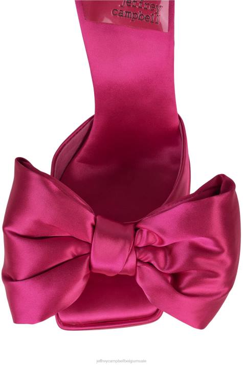 vrouwen Jeffrey Campbell gazenia fuchsia satijn V2LZ999 platform sandaal