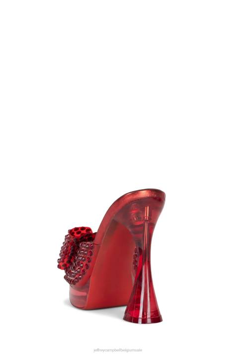 vrouwen Jeffrey Campbell gemina rode combi V2LZ1018 platform sandaal