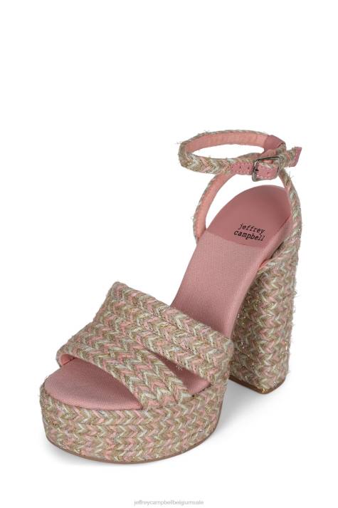 vrouwen Jeffrey Campbell gieren roze multi V2LZ1174 platform sandaal