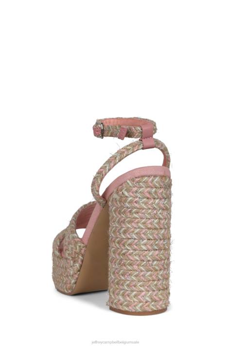 vrouwen Jeffrey Campbell gieren roze multi V2LZ1174 platform sandaal