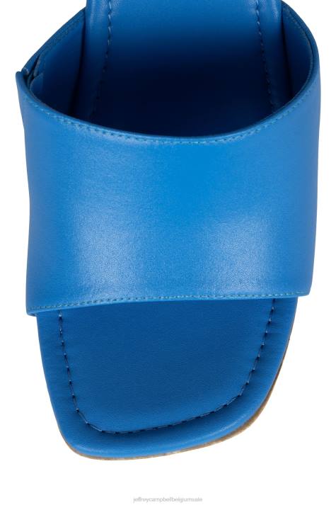 vrouwen Jeffrey Campbell helder blauw V2LZ1061 platform sandaal