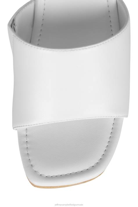 vrouwen Jeffrey Campbell helder wit V2LZ1062 platform sandaal