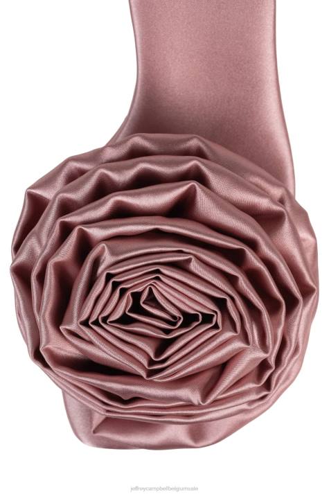 vrouwen Jeffrey Campbell hibiscus roze satijn V2LZ939 platform sandaal