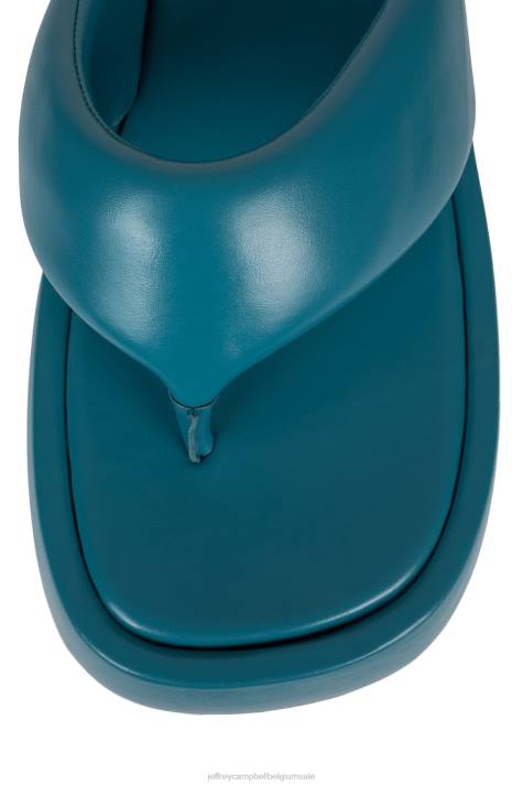 vrouwen Jeffrey Campbell huilebalk blauw V2LZ247 platform sandaal