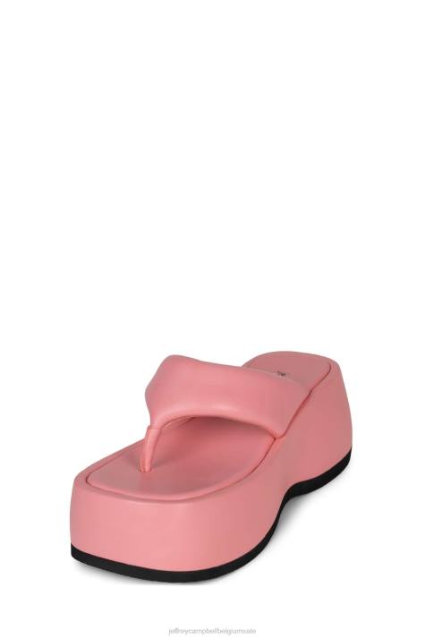 vrouwen Jeffrey Campbell huilebalk roze V2LZ246 platform sandaal