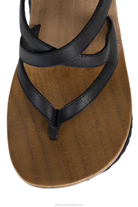 vrouwen Jeffrey Campbell hypnotiseren zwart V2LZ980 platform sandaal