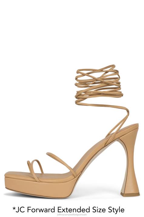 vrouwen Jeffrey Campbell islabon natuurlijk V2LZ1213 platform sandaal