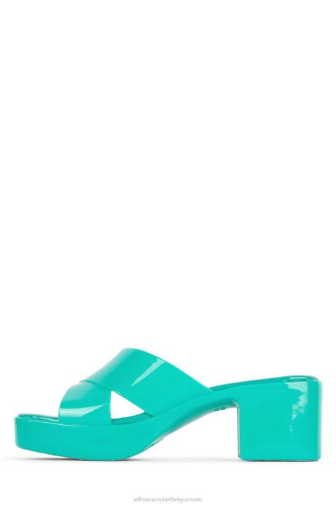 vrouwen Jeffrey Campbell kauwgom groente V2LZ179 platform sandaal