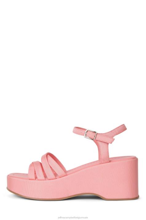 vrouwen Jeffrey Campbell levendig roze V2LZ929 platform sandaal