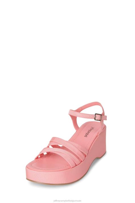 vrouwen Jeffrey Campbell levendig roze V2LZ929 platform sandaal