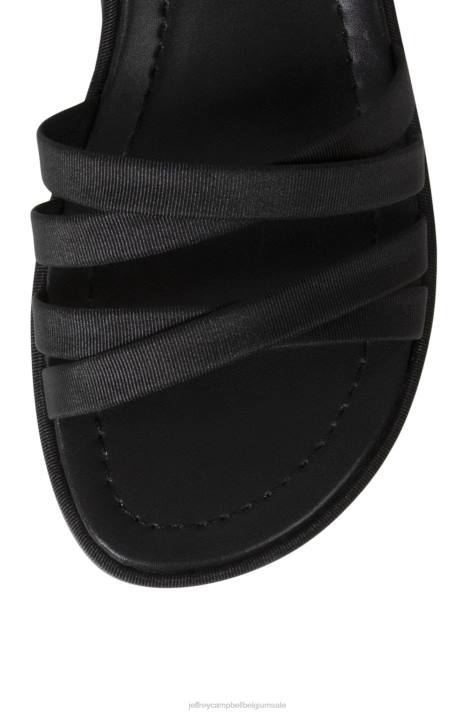 vrouwen Jeffrey Campbell levendig zwart V2LZ930 platform sandaal