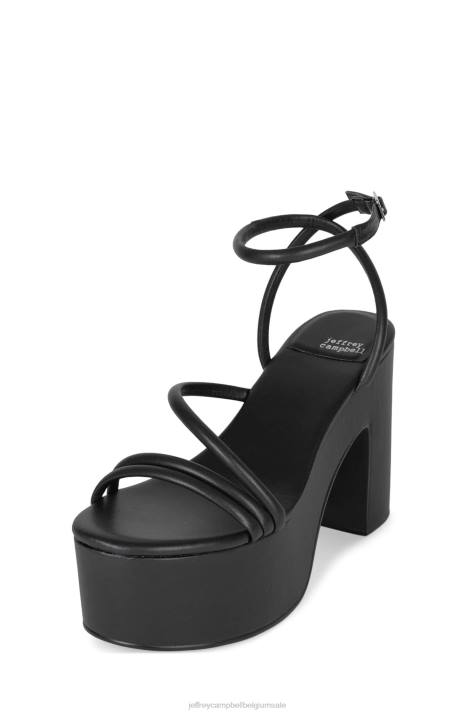 vrouwen Jeffrey Campbell mamba zwart V2LZ950 platform sandaal