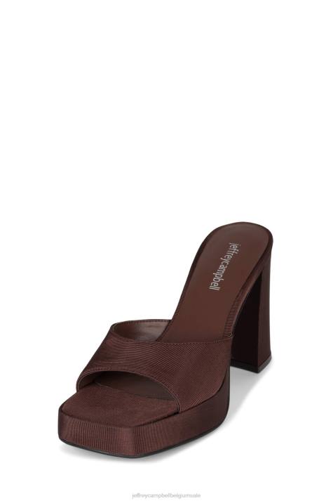 vrouwen Jeffrey Campbell negentig lichtbruine faal V2LZ1017 platform sandaal
