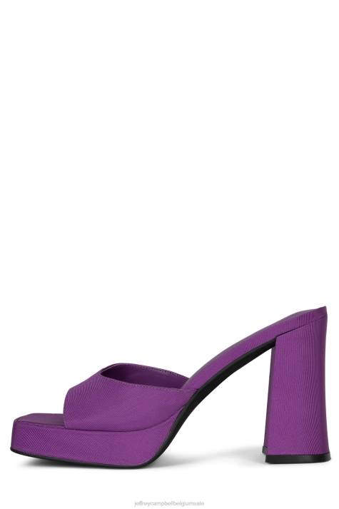 vrouwen Jeffrey Campbell negentig paars mislukt V2LZ1016 platform sandaal