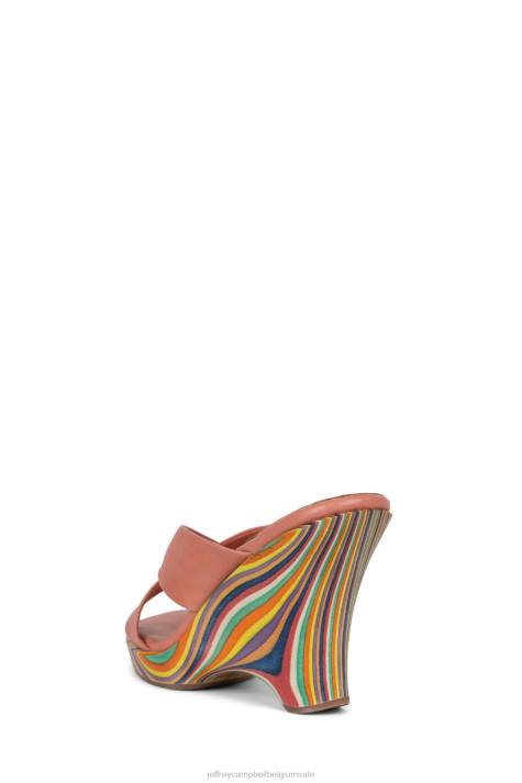 vrouwen Jeffrey Campbell paradijs roze V2LZ1185 platform sandaal