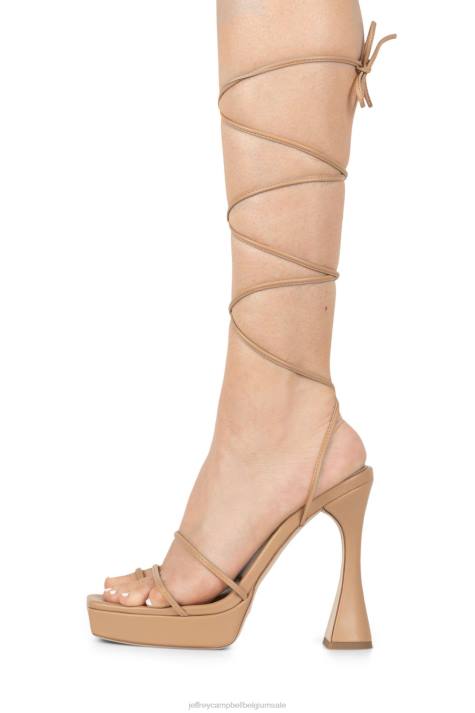 vrouwen Jeffrey Campbell primadonna naakt V2LZ1183 platform sandaal