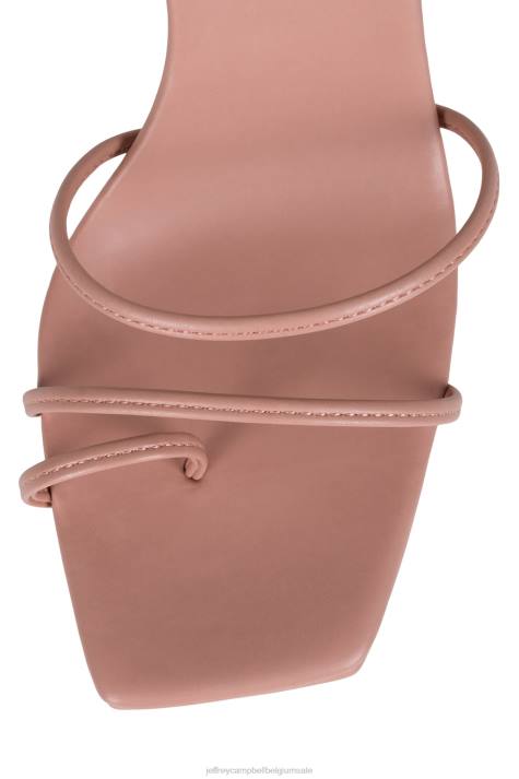 vrouwen Jeffrey Campbell primadonna stoffig roze V2LZ1179 platform sandaal