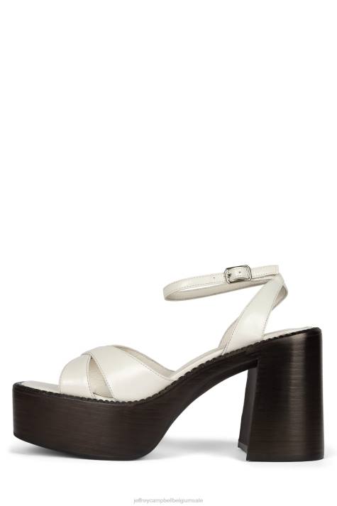 vrouwen Jeffrey Campbell producent ijsbruine Poolse stapel V2LZ1164 platform sandaal