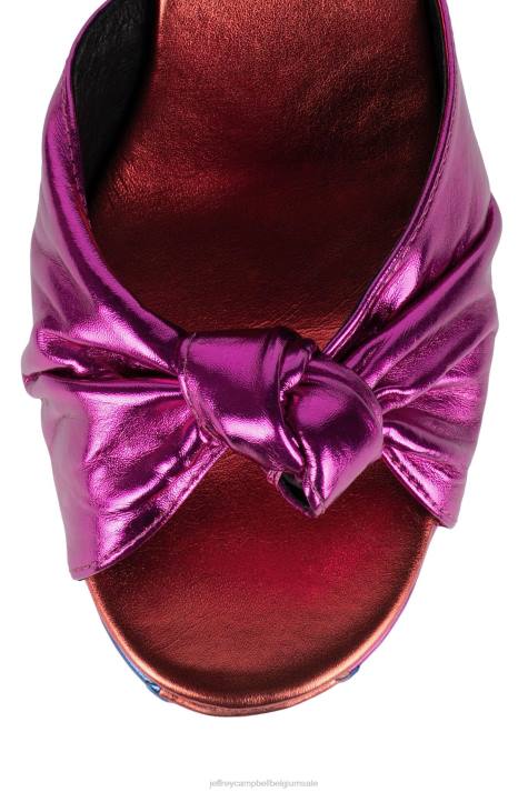 vrouwen Jeffrey Campbell riskybz-lp helder metallic multi V2LZ1078 platform sandaal