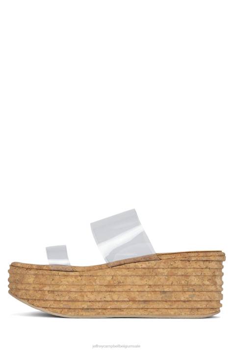 vrouwen Jeffrey Campbell trejo's duidelijk V2LZ1166 platform sandaal