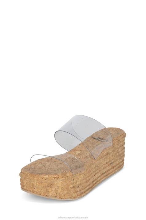 vrouwen Jeffrey Campbell trejo's duidelijk V2LZ1166 platform sandaal