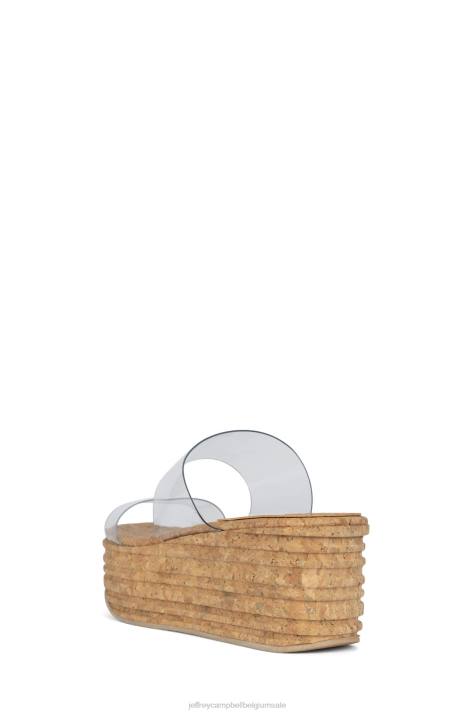 vrouwen Jeffrey Campbell trejo's duidelijk V2LZ1166 platform sandaal