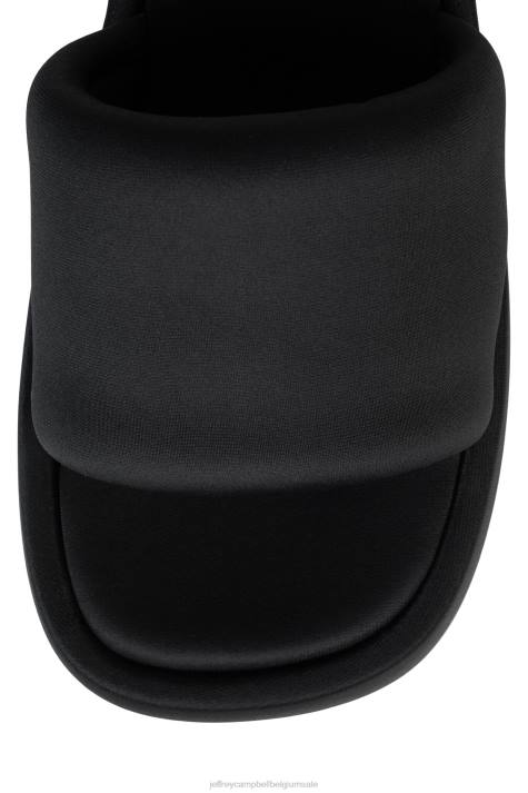 vrouwen Jeffrey Campbell txt-mij zwart neopreen V2LZ3 platform sandaal