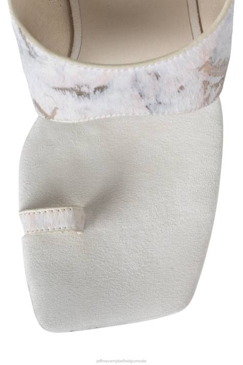 vrouwen Jeffrey Campbell verwend-f beige multi V2LZ954 platform sandaal