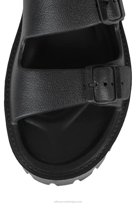 vrouwen Jeffrey Campbell wandelen zwart V2LZ183 platform sandaal