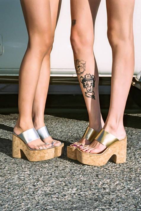 vrouwen Jeffrey Campbell yesmina-st zilver V2LZ1142 platform sandaal