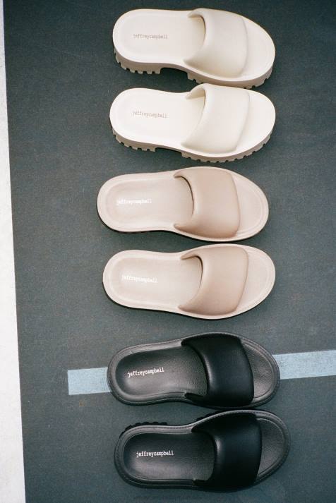 vrouwen Jeffrey Campbell zomer grijs V2LZ16 platform sandaal