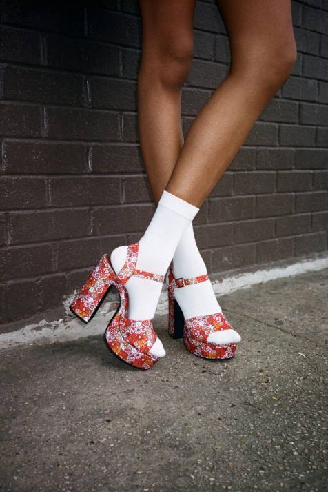 vrouwen Jeffrey Campbell zomers-3 multi bloemen V2LZ1007 platform sandaal